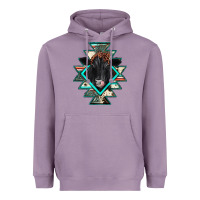 Lavender black angus cowhide aztec Heavyweight Hoodie - JahusDesignShop