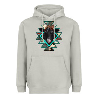 Moon Dust black angus cowhide aztec Heavyweight Hoodie - JahusDesignShop