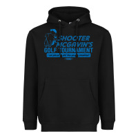 Black shooter mcgavin's golf tournament Heavyweight Hoodie - linhVisuals