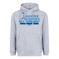 Heather Grey shooter mcgavin's golf tournament Heavyweight Hoodie - linhVisuals