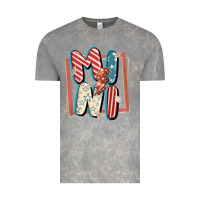Cloud Rock 4th of July mini with lightning bolt Vintage Tee - FaDigitalArtStudio