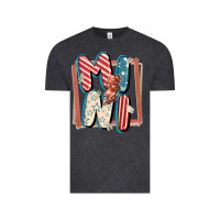 Vintage Black 4th of July mini with lightning bolt Vintage Tee - FaDigitalArtStudio