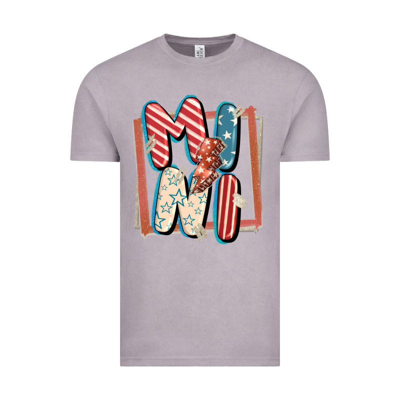 4th Of July Mini With Lightning Bolt Vintage Tee by FaDigitalArtStudio | Teevron