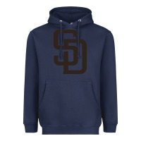 Navy sd Heavyweight Hoodie - linhVisuals