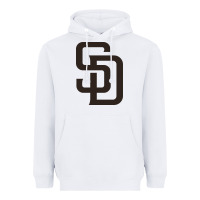 White sd Heavyweight Hoodie - linhVisuals