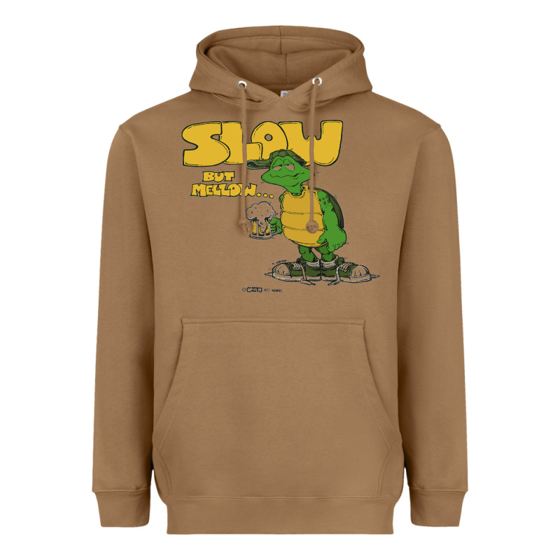Slow But Mellow Crazy Heavyweight Hoodie by linhVisuals | Teevron