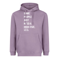 Lavender some people need a high five Heavyweight Hoodie - linhVisuals