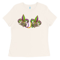 Bone skeleton hands mardi gras Ladies Tee - OliviaCreatesArt