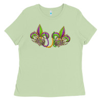 Matcha skeleton hands mardi gras Ladies Tee - OliviaCreatesArt