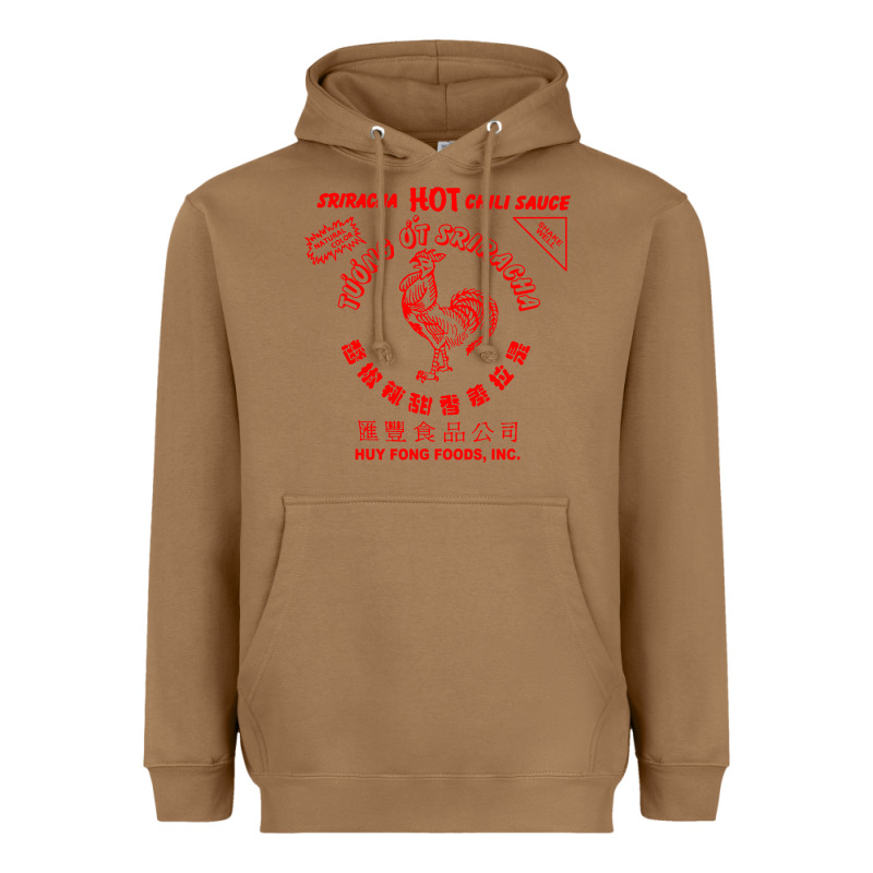 Sriracha Sauce Heavyweight Hoodie by linhVisuals | Teevron