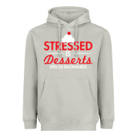Moon Dust stressed is desserts spelled backwards Heavyweight Hoodie - linhVisuals