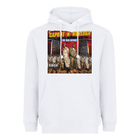 White Capone-N-Noreaga Heavyweight Hoodie - linhVisuals