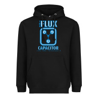 Black the flux capacitor Heavyweight Hoodie - linhVisuals