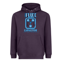 Plum the flux capacitor Heavyweight Hoodie - linhVisuals