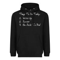 Black things to do today Heavyweight Hoodie - linhVisuals