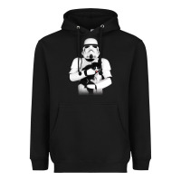 Black stormtrooper cat Heavyweight Hoodie - linhVisuals