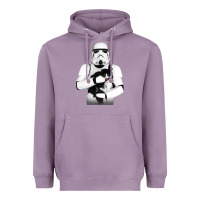 Lavender stormtrooper cat Heavyweight Hoodie - linhVisuals