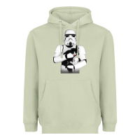Matcha stormtrooper cat Heavyweight Hoodie - linhVisuals