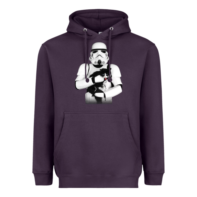 Stormtrooper Cat Heavyweight Hoodie by linhVisuals | Teevron
