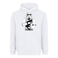 White stormtrooper cat Heavyweight Hoodie - linhVisuals