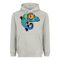 Moon Dust cute colorful cartoon gecko Heavyweight Hoodie - linhVisuals