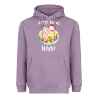 Lavender studio ghibli ponyo loves ham Heavyweight Hoodie - linhVisuals