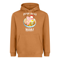 Meerkat studio ghibli ponyo loves ham Heavyweight Hoodie - linhVisuals