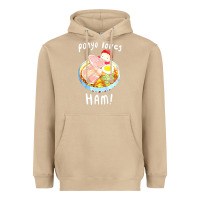 Mushroom studio ghibli ponyo loves ham Heavyweight Hoodie - linhVisuals