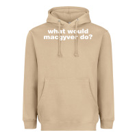 Mushroom what would macgyver do Heavyweight Hoodie - linhVisuals
