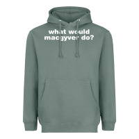 Sage what would macgyver do Heavyweight Hoodie - linhVisuals