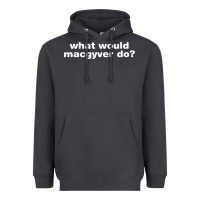 Smoke what would macgyver do Heavyweight Hoodie - linhVisuals