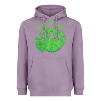 Lavender hang in there magical chameleon Heavyweight Hoodie - linhVisuals