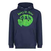 Navy hang in there magical chameleon Heavyweight Hoodie - linhVisuals