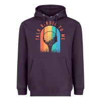 Plum golf funny golf clothing for a golf player Heavyweight Hoodie - linhVisuals