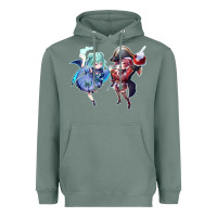 Sage Houshou Marine and Uruha Rushia Heavyweight Hoodie - linhVisuals