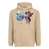 Mushroom Houshou Marine and Uruha Rushia Heavyweight Hoodie - linhVisuals