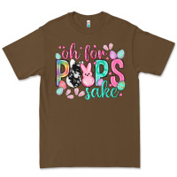 Cacao Oh for peeps sake cowhide Easter Day Premium Tee - HowdyJamesFarm