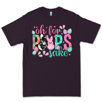 Plum Oh for peeps sake cowhide Easter Day Premium Tee - HowdyJamesFarm