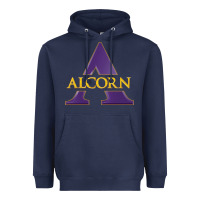 Navy alcorn state athletics Heavyweight Hoodie - linhVisuals