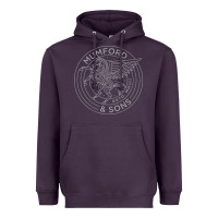 Plum #mumford and #sons #pegasus Heavyweight Hoodie - linhVisuals