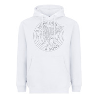 White #mumford and #sons #pegasus Heavyweight Hoodie - linhVisuals