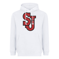 White st. john's red storm Heavyweight Hoodie - linhVisuals
