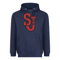 Navy st. john's red storm Heavyweight Hoodie - linhVisuals