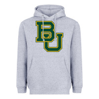Heather Grey baylor athletics Heavyweight Hoodie - linhVisuals