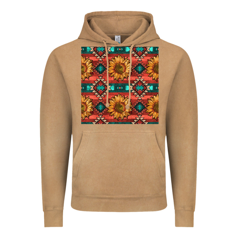 Native American Aztec Seamless Pattern 2 Vintage Hoodie by BundleAndBundleShop | Teevron