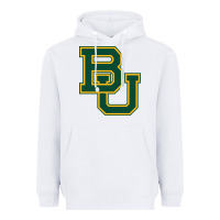 White baylor athletics Heavyweight Hoodie - linhVisuals