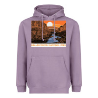 Lavender vintage grand canyon national park retro colorado river 80s Heavyweight Hoodie - linhVisuals