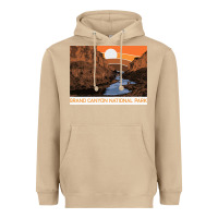 Mushroom vintage grand canyon national park retro colorado river 80s Heavyweight Hoodie - linhVisuals