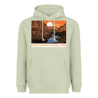 Matcha vintage grand canyon national park retro colorado river 80s Heavyweight Hoodie - linhVisuals