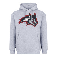 Heather Grey stony brook seawolves Heavyweight Hoodie - linhVisuals